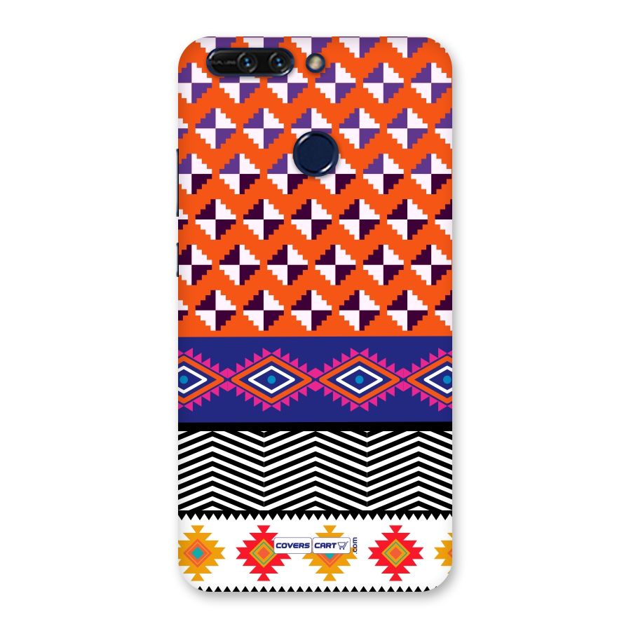Mixed Pattern Aztec Back Case for Honor 8 Pro