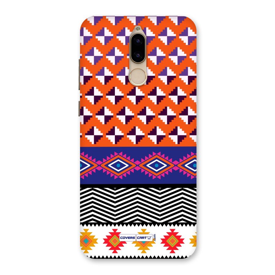 Mixed Pattern Aztec Back Case for Honor 9i