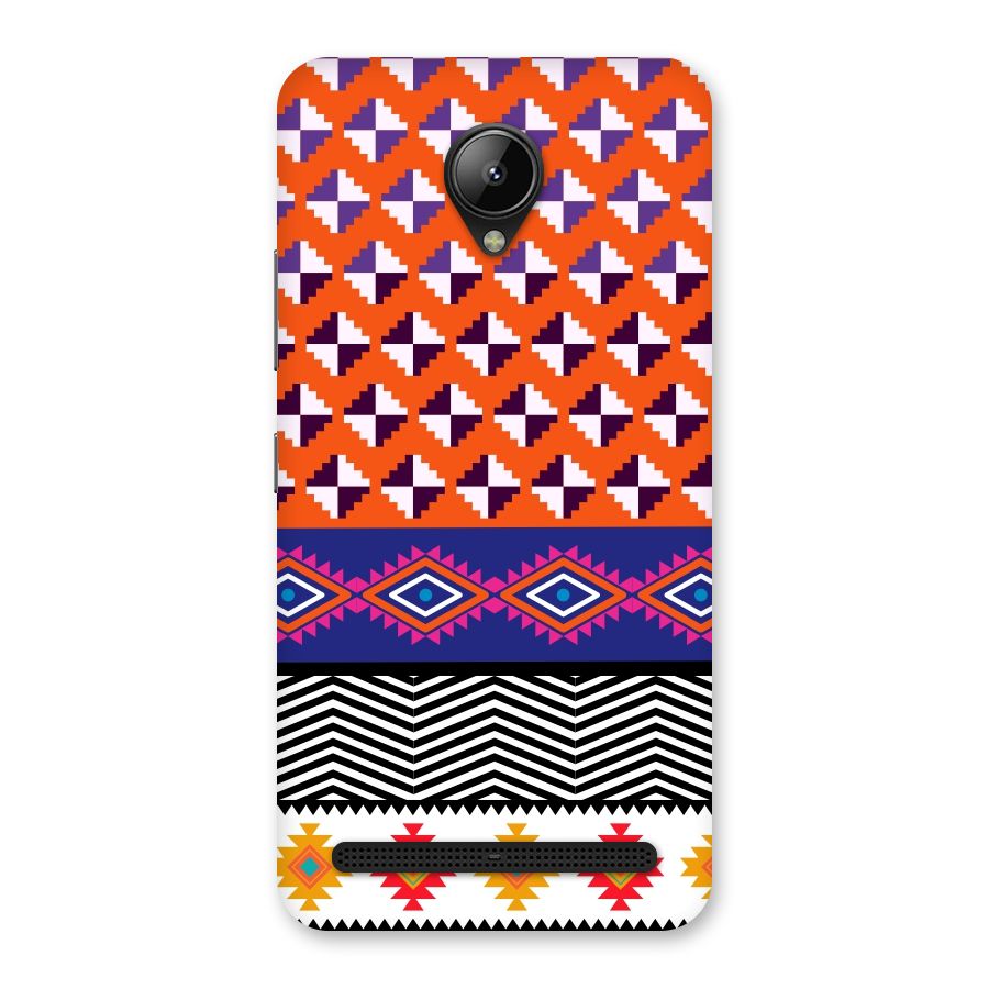 Mixed Pattern Aztec Back Case for Lenovo C2