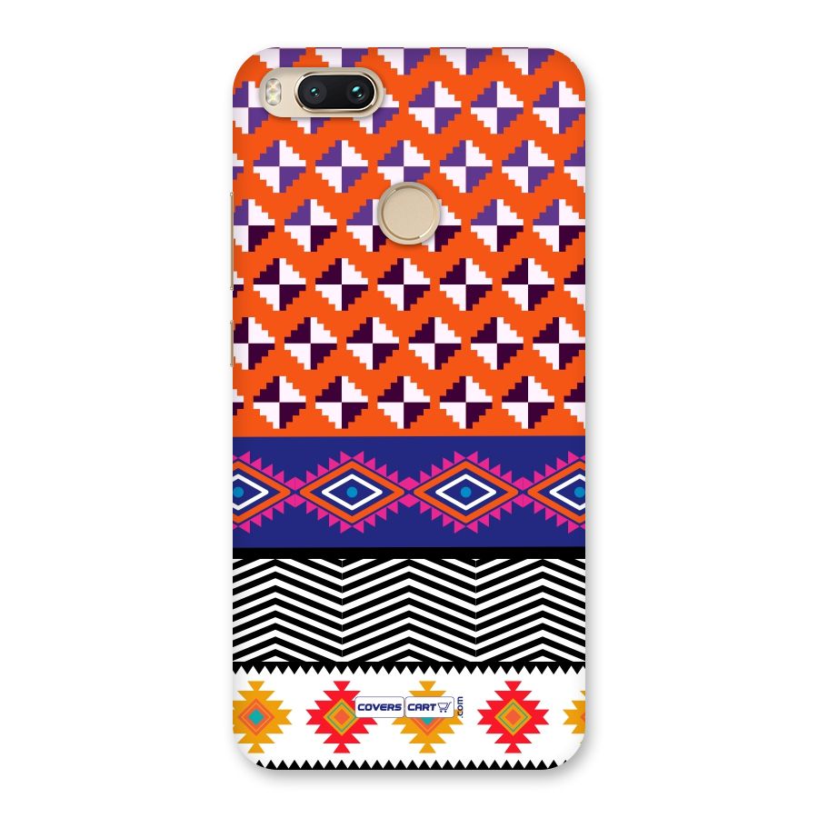 Mixed Pattern Aztec Back Case for Mi A1