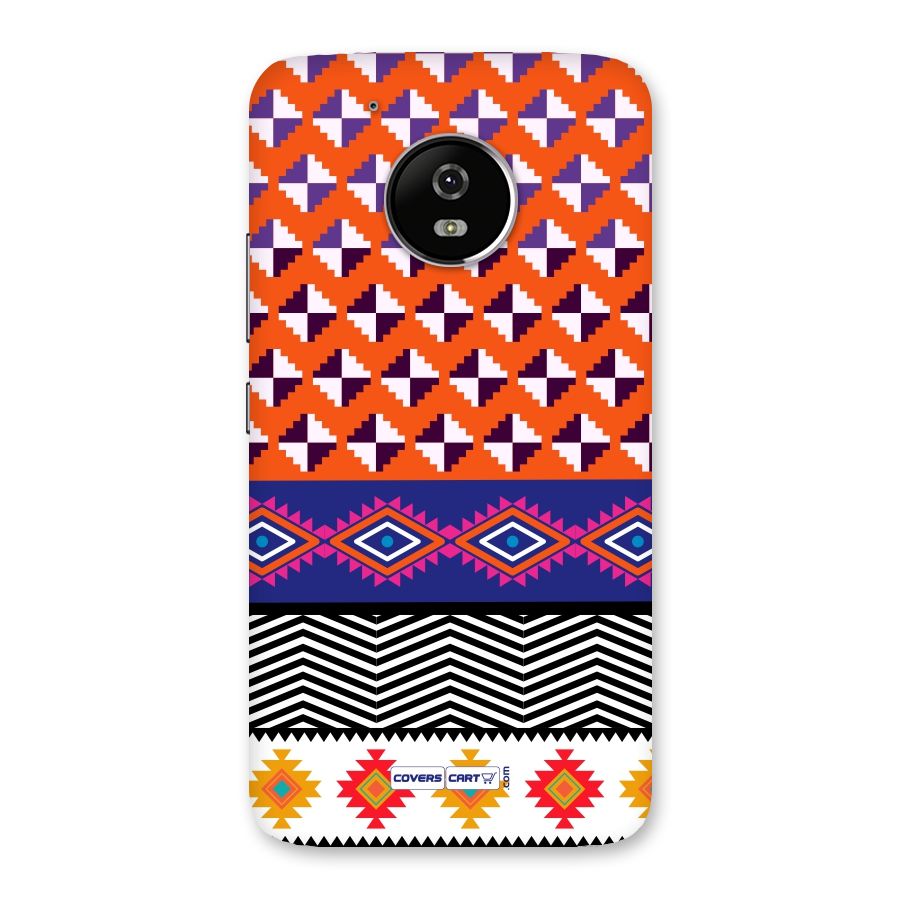 Mixed Pattern Aztec Back Case for Moto G5
