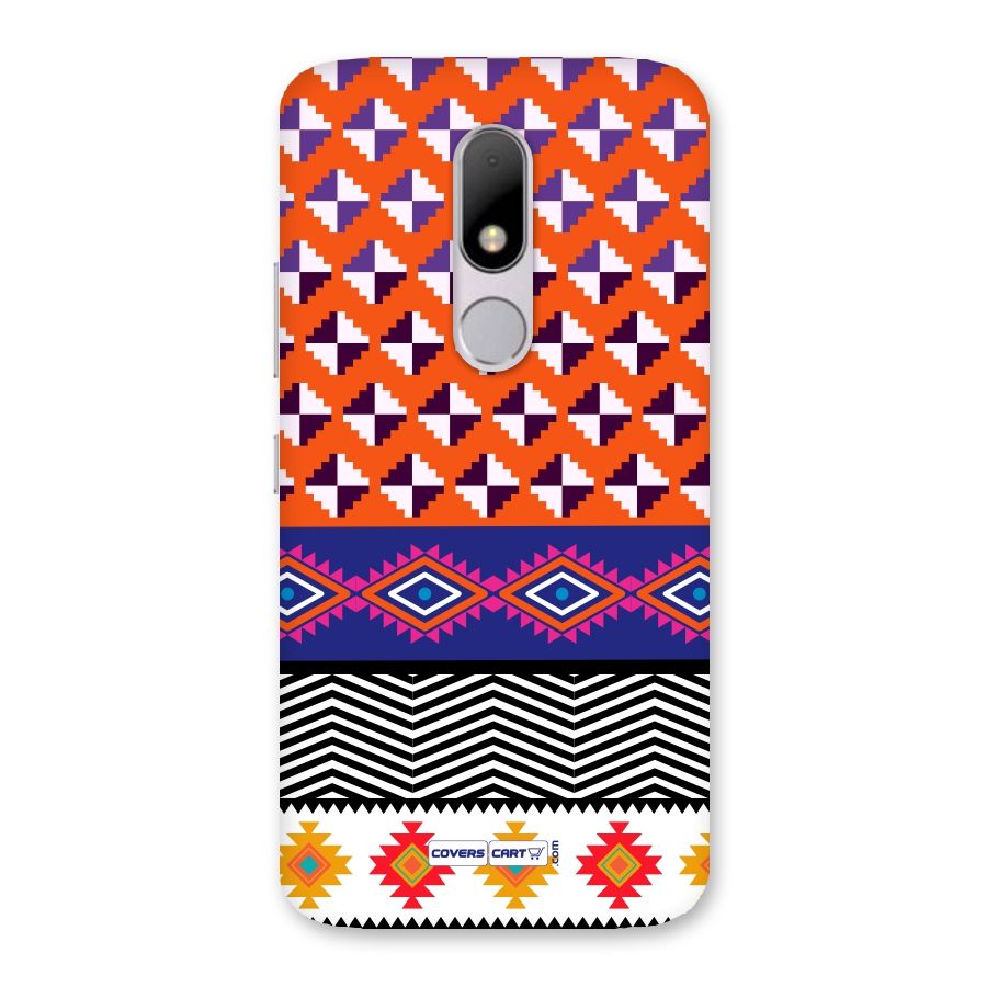 Mixed Pattern Aztec Back Case for Moto M