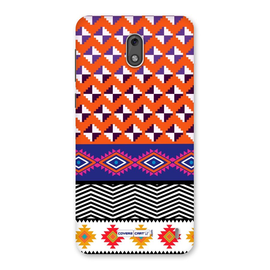 Mixed Pattern Aztec Back Case for Nokia 2