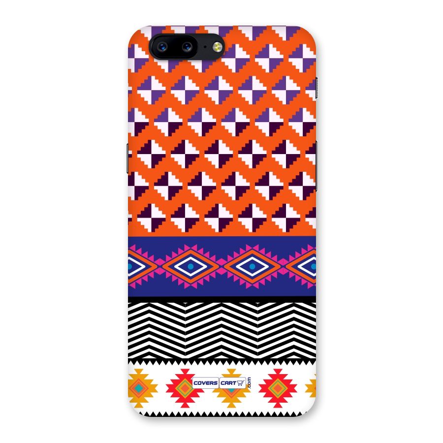 Mixed Pattern Aztec Back Case for OnePlus 5