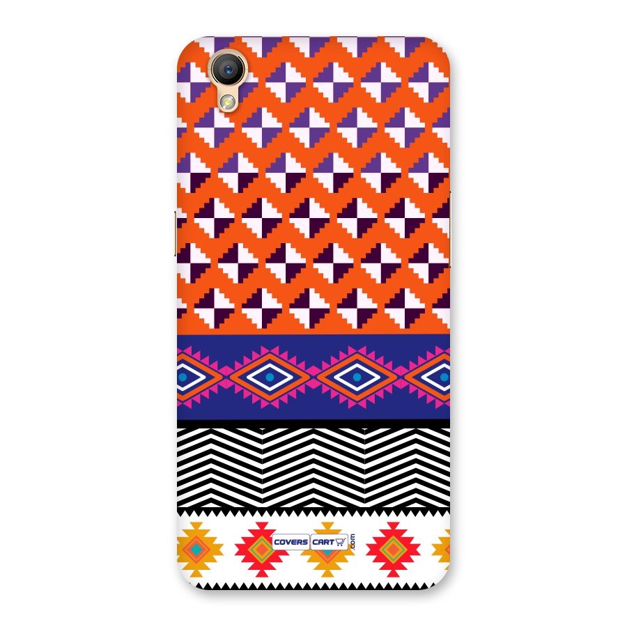 Mixed Pattern Aztec Back Case for Oppo A37