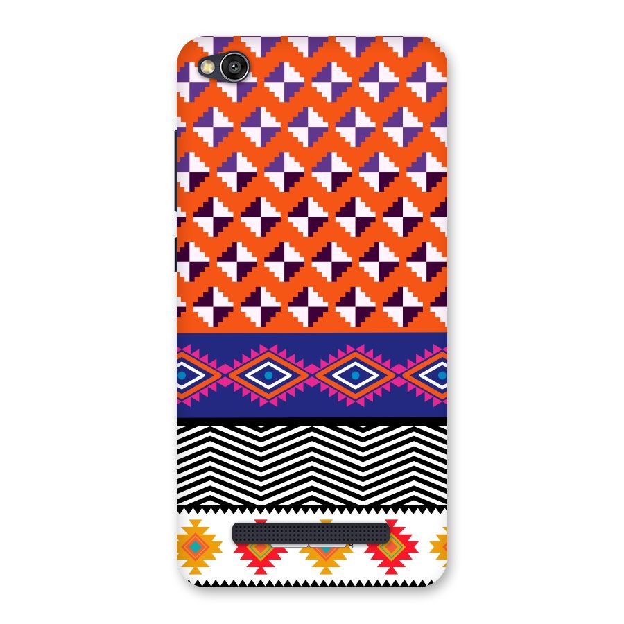 Mixed Pattern Aztec Back Case for Redmi 4A