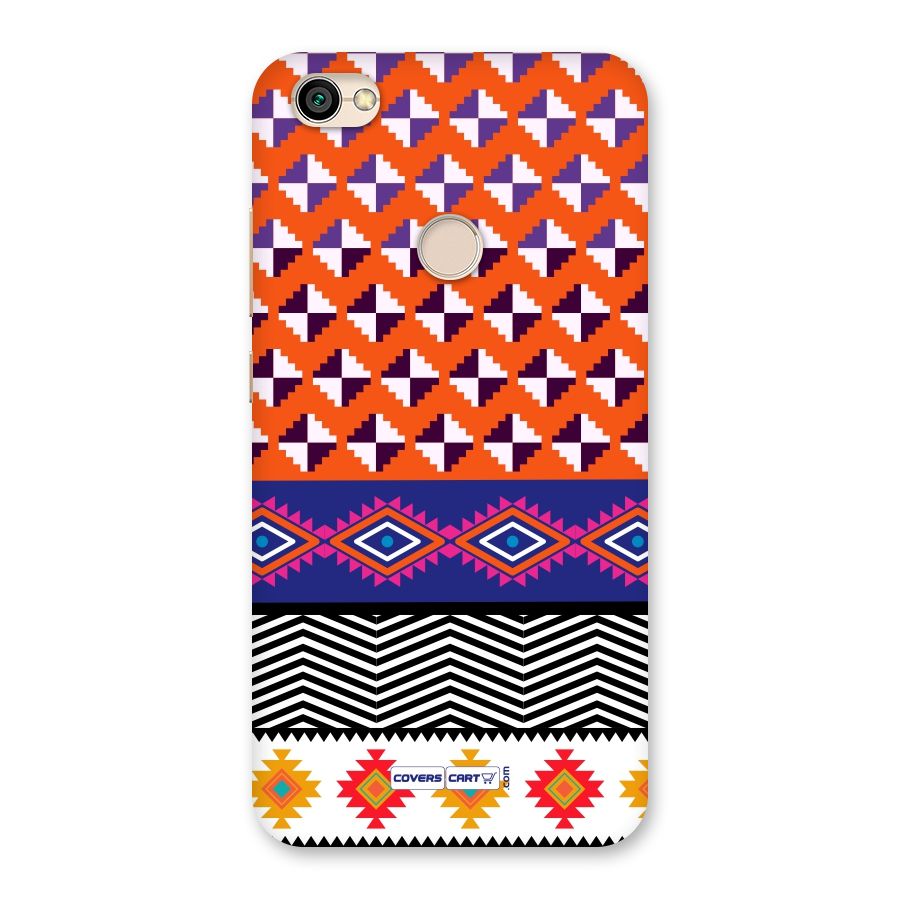 Mixed Pattern Aztec Back Case for Redmi Y1 2017