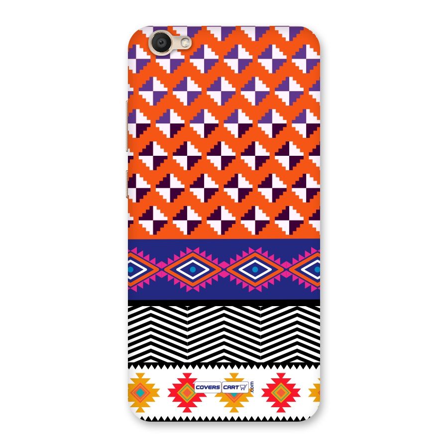 Mixed Pattern Aztec Back Case for Vivo V5