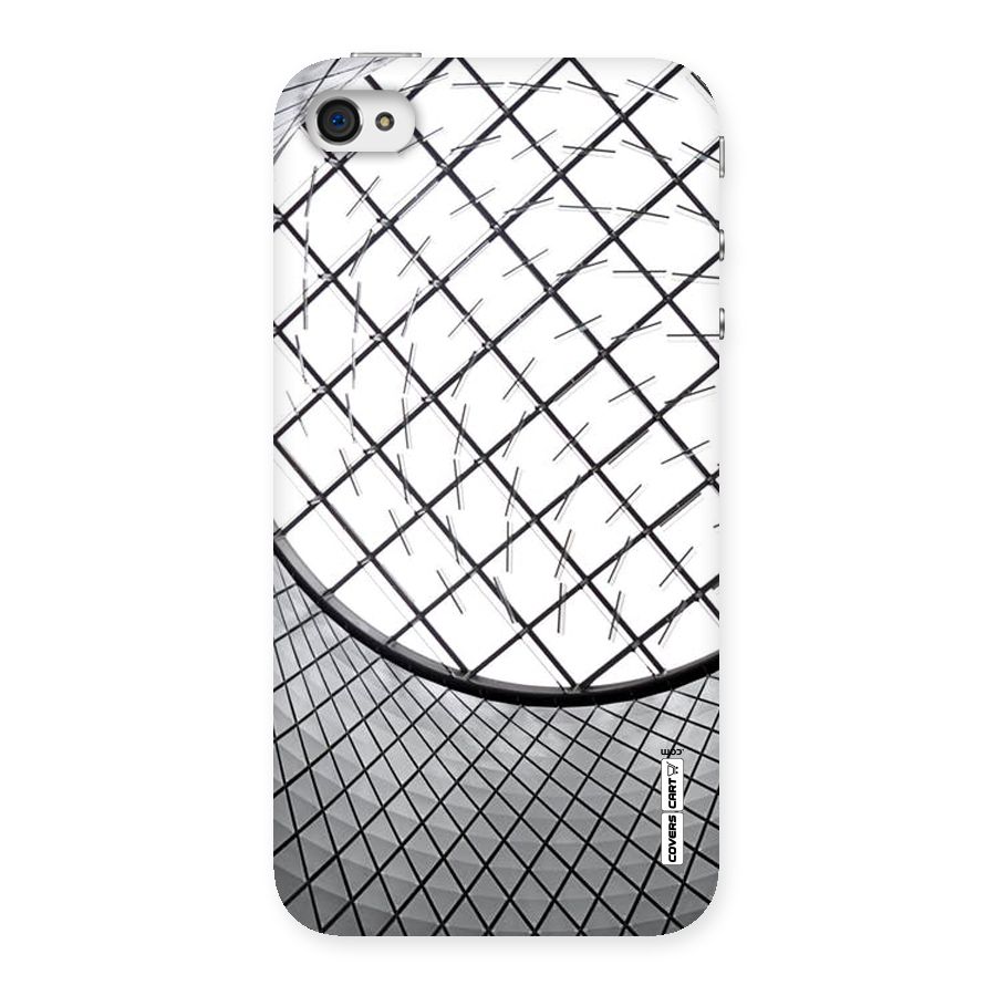 Modern Abstract Pattern Back Case for iPhone 4 4s