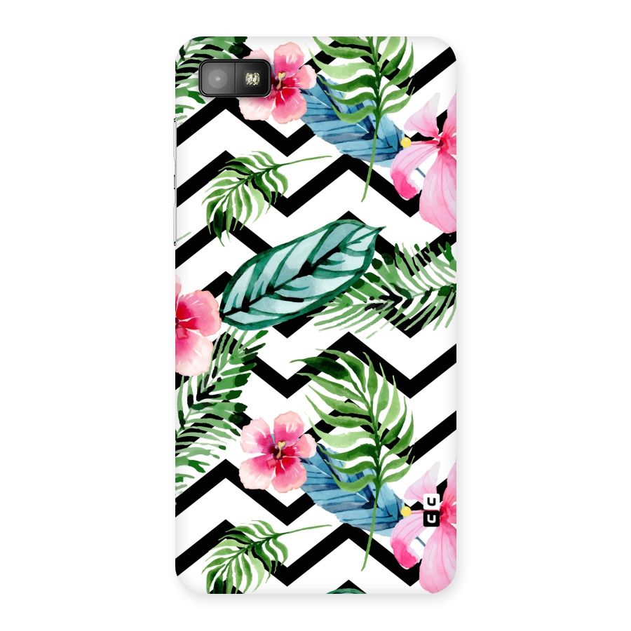 Modern Flowers Back Case for Blackberry Z10