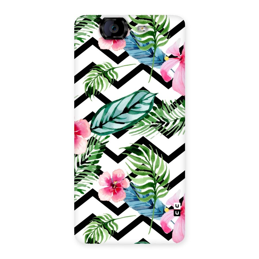 Modern Flowers Back Case for Canvas Knight A350