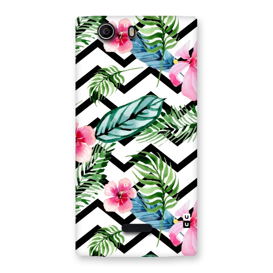 Modern Flowers Back Case for Canvas Nitro 2 E311