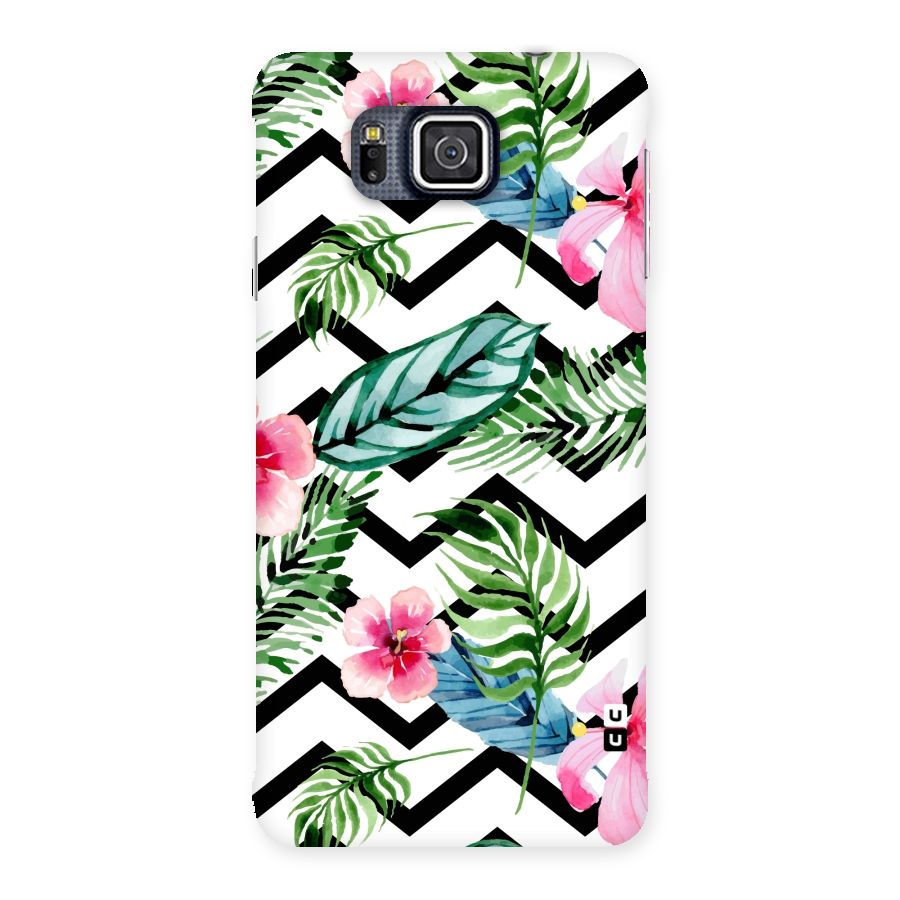 Modern Flowers Back Case for Galaxy Alpha