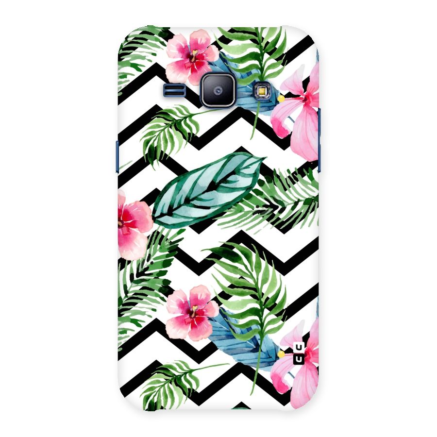Modern Flowers Back Case for Galaxy J1