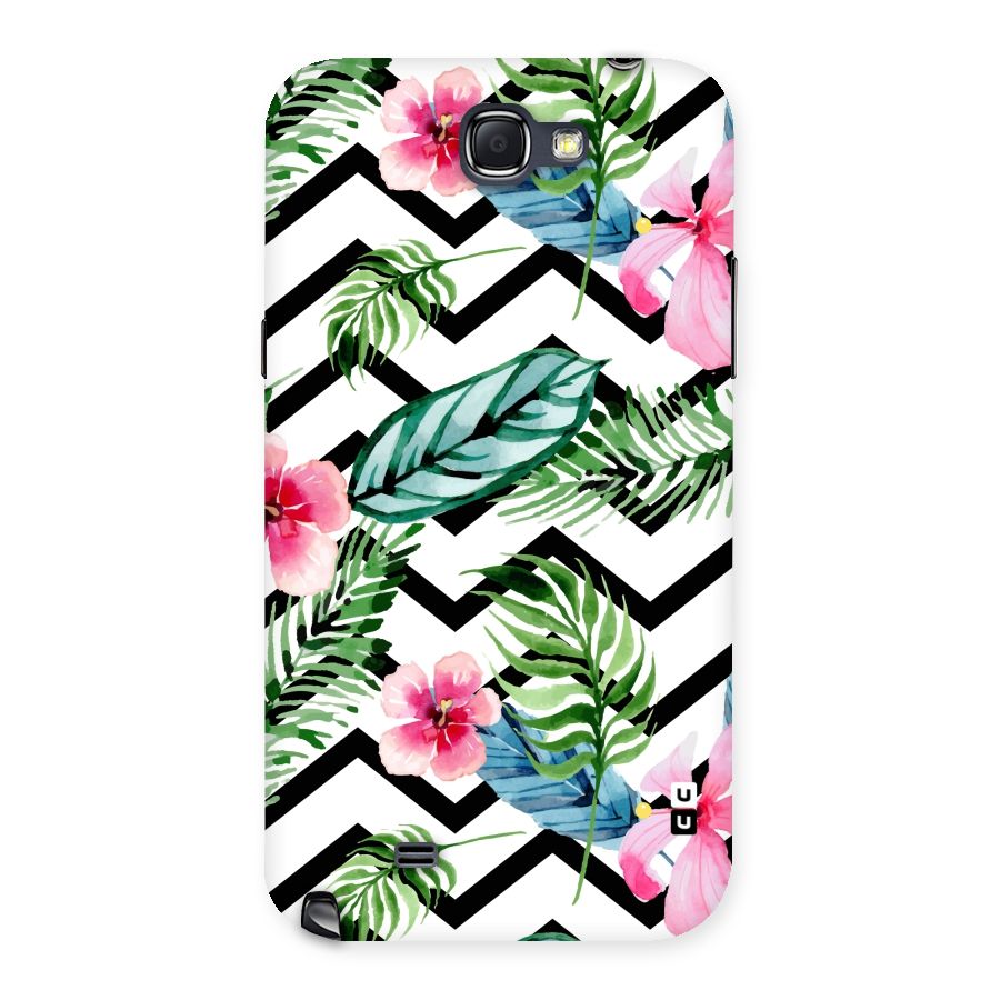 Modern Flowers Back Case for Galaxy Note 2