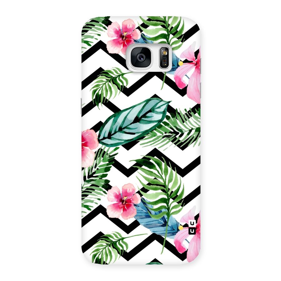 Modern Flowers Back Case for Galaxy S7 Edge