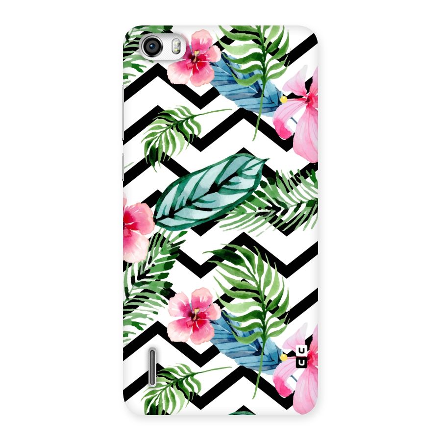Modern Flowers Back Case for Honor 6