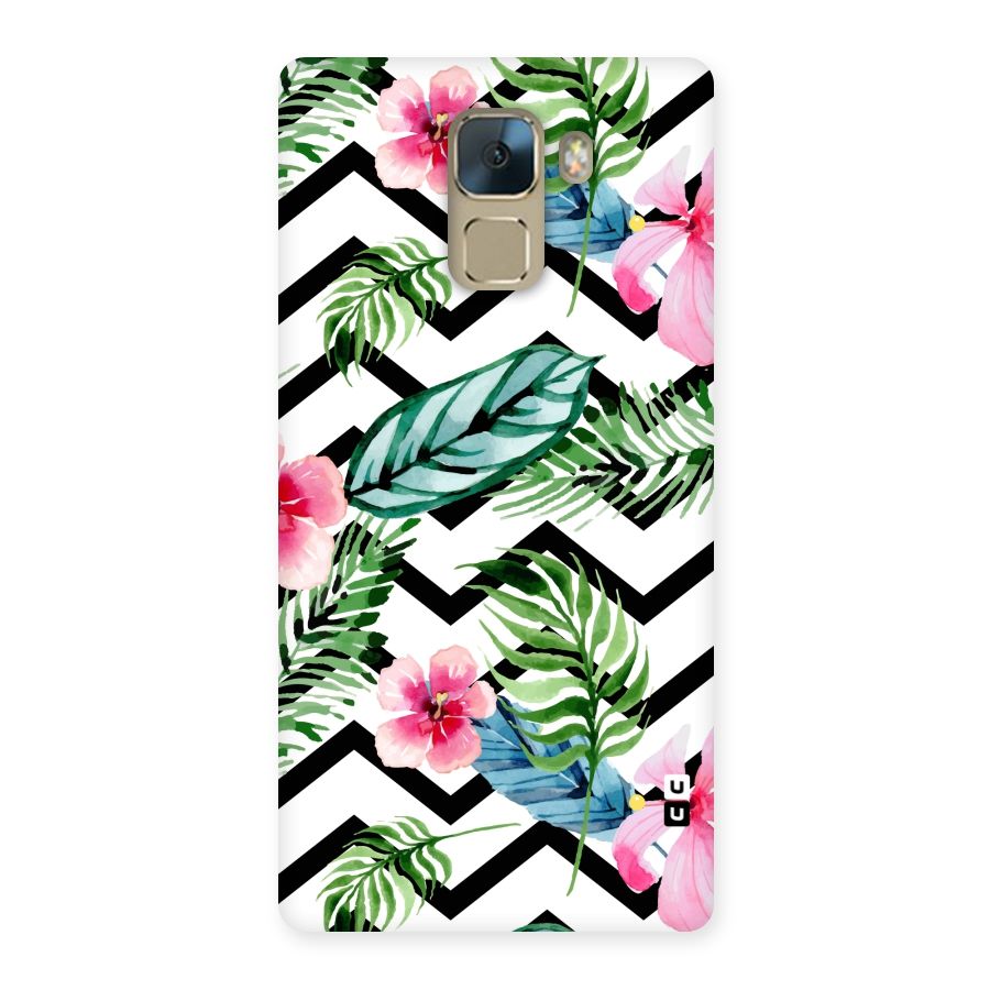 Modern Flowers Back Case for Huawei Honor 7