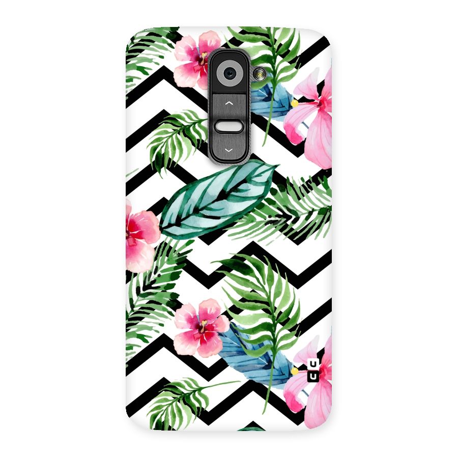 Modern Flowers Back Case for LG G2