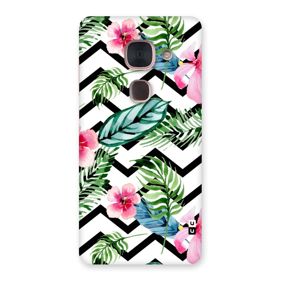 Modern Flowers Back Case for Le Max 2
