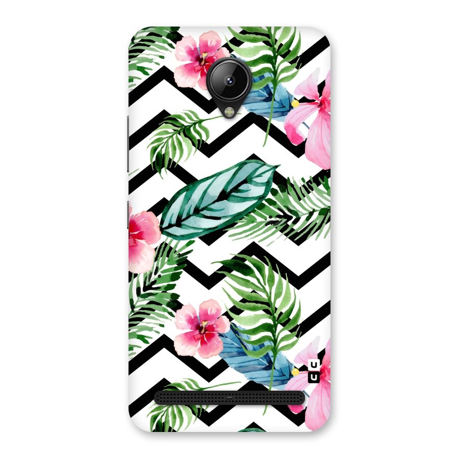 Modern Flowers Back Case for Lenovo C2