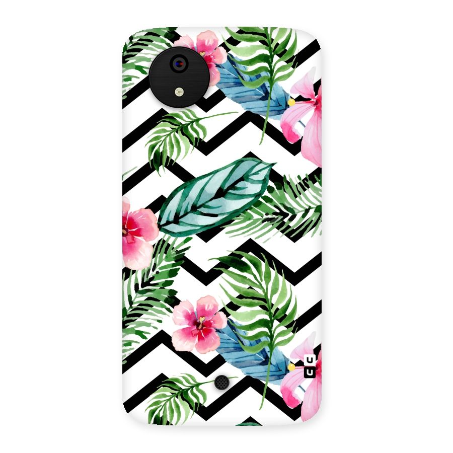 Modern Flowers Back Case for Micromax Canvas A1