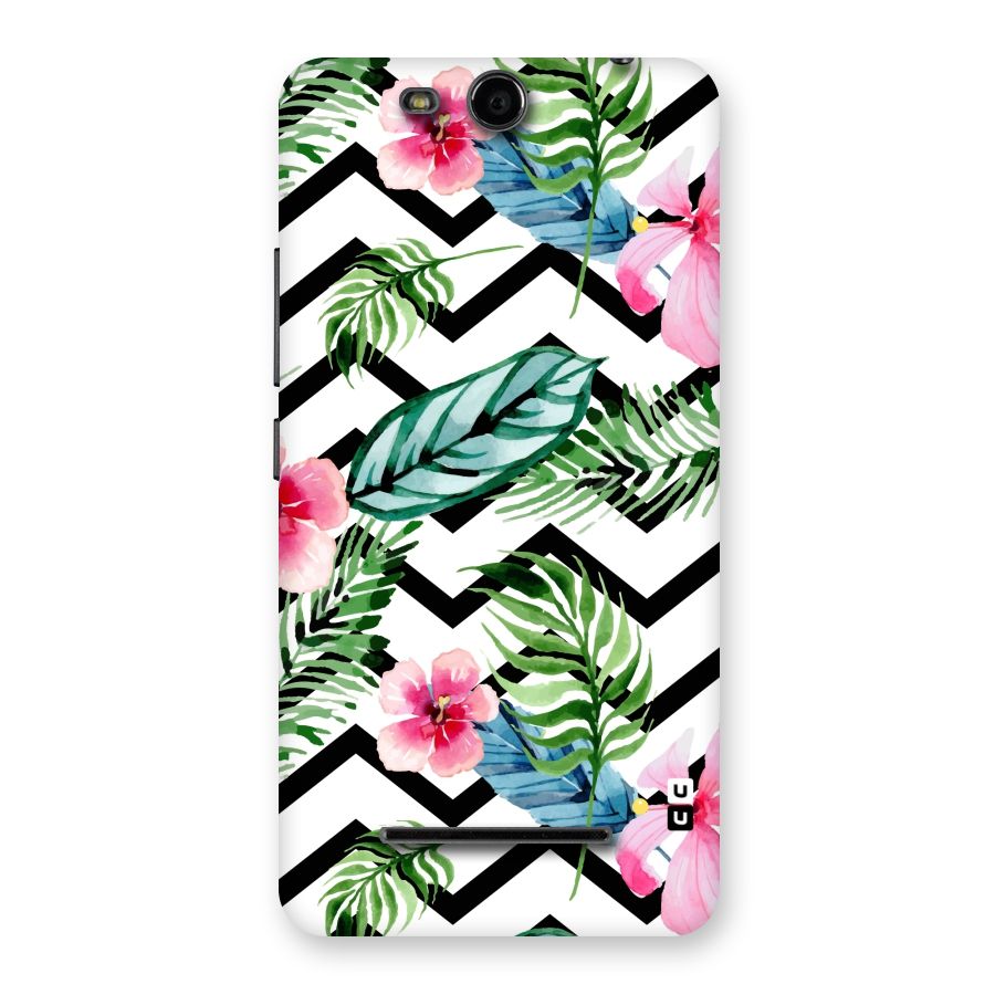 Modern Flowers Back Case for Micromax Canvas Juice 3 Q392