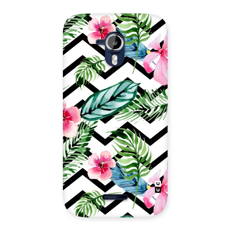 Modern Flowers Back Case for Micromax Canvas Magnus A117