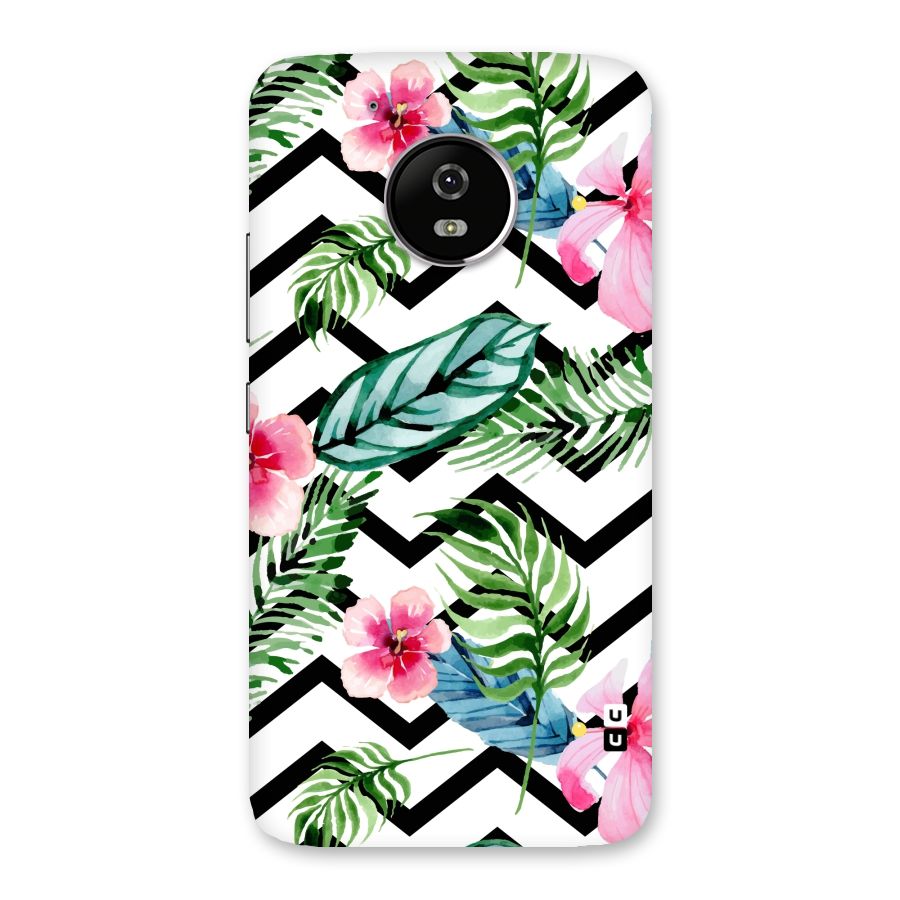 Modern Flowers Back Case for Moto G5