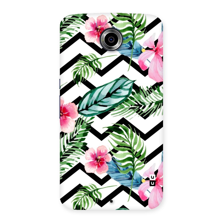 Modern Flowers Back Case for Nexsus 6