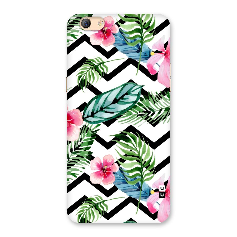 Modern Flowers Back Case for Oppo F3 Plus