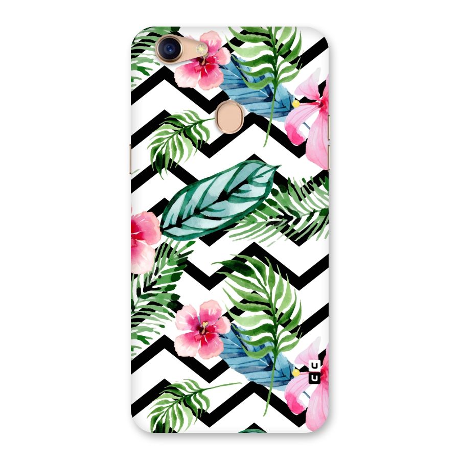 Modern Flowers Back Case for Oppo F5