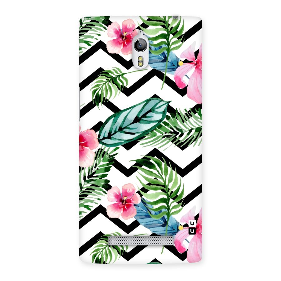 Modern Flowers Back Case for Oppo Find 7