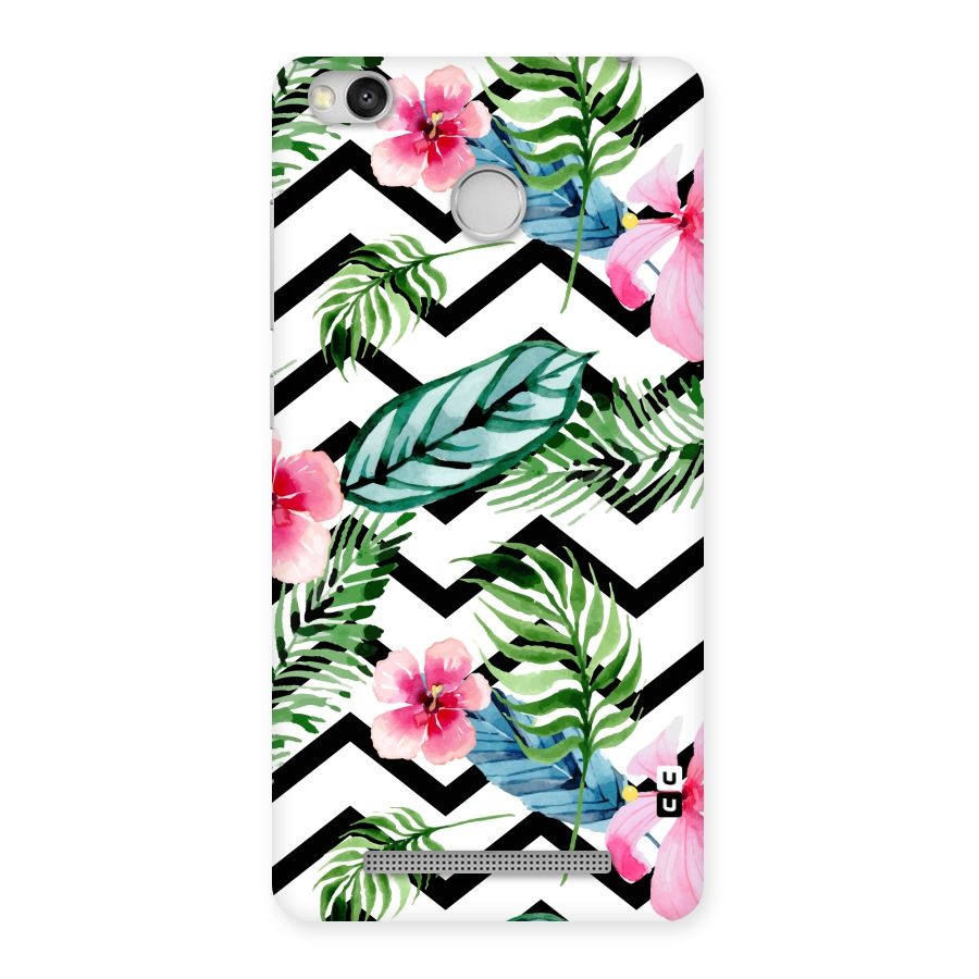 Modern Flowers Back Case for Redmi 3S Prime
