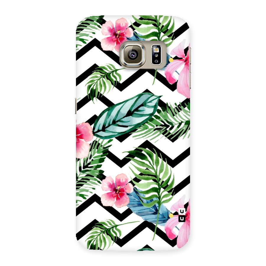 Modern Flowers Back Case for Samsung Galaxy S6 Edge