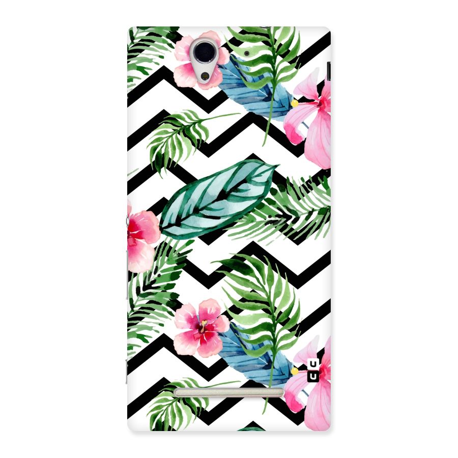 Modern Flowers Back Case for Sony Xperia C3