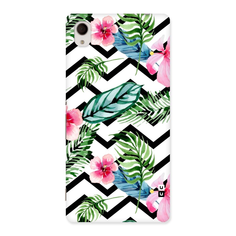 Modern Flowers Back Case for Sony Xperia M4
