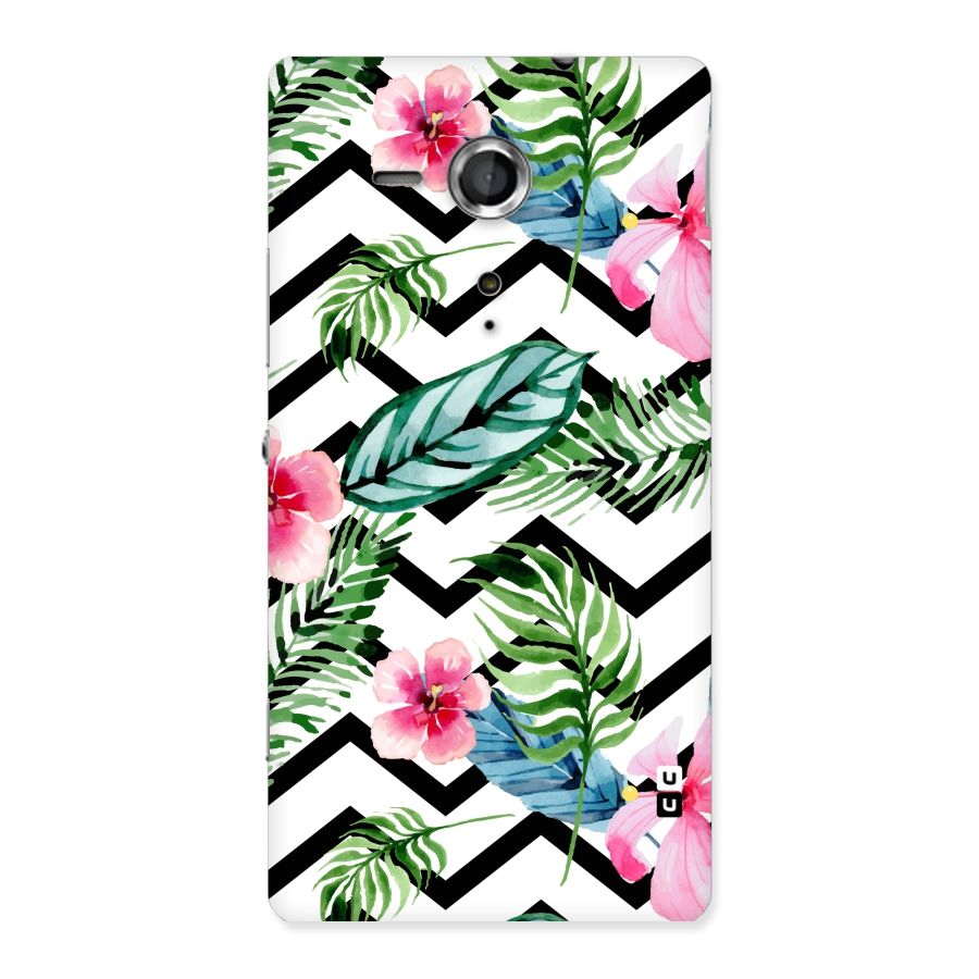 Modern Flowers Back Case for Sony Xperia SP