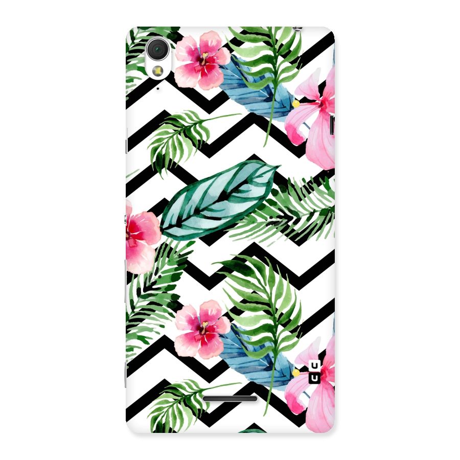 Modern Flowers Back Case for Sony Xperia T3