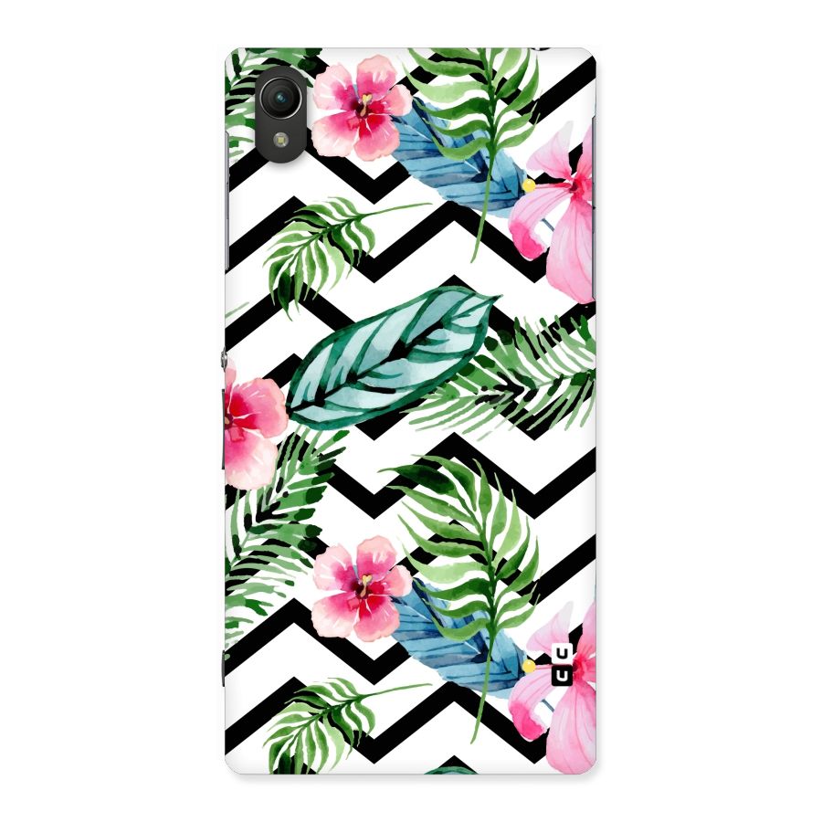 Modern Flowers Back Case for Sony Xperia Z1
