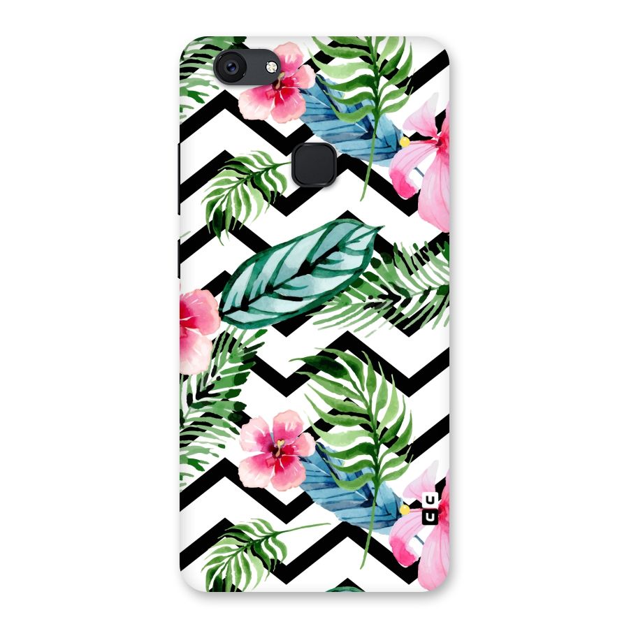 Modern Flowers Back Case for Vivo V7 Plus