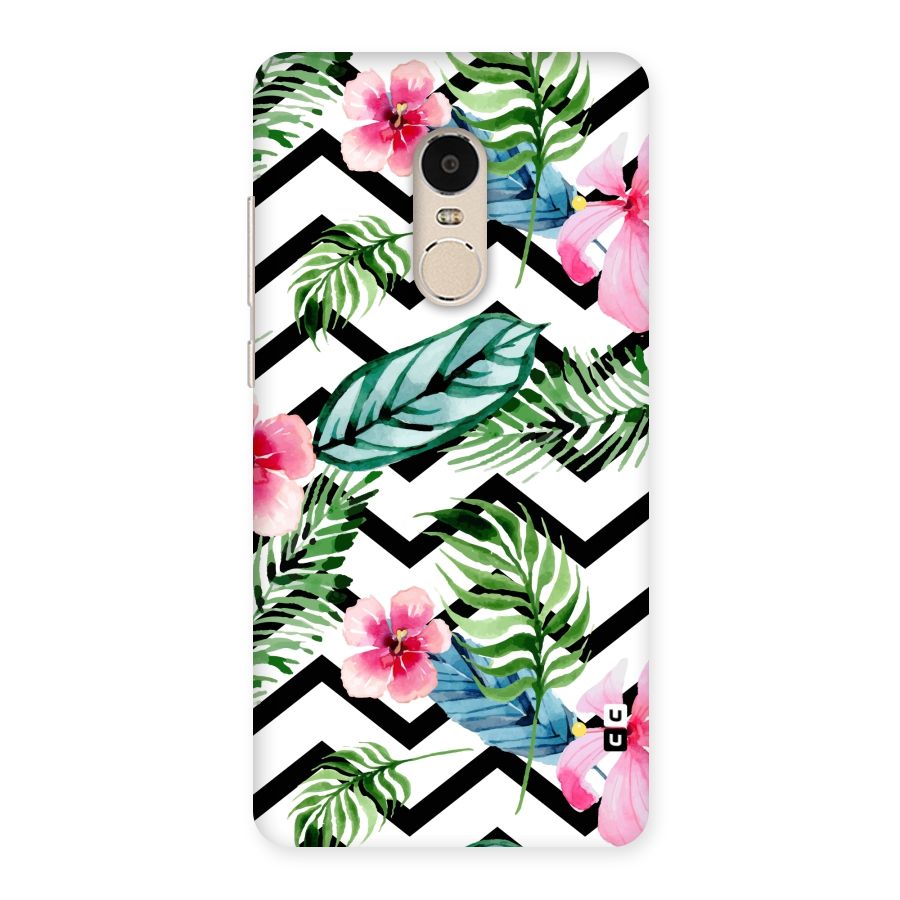 Modern Flowers Back Case for Xiaomi Redmi Note 4