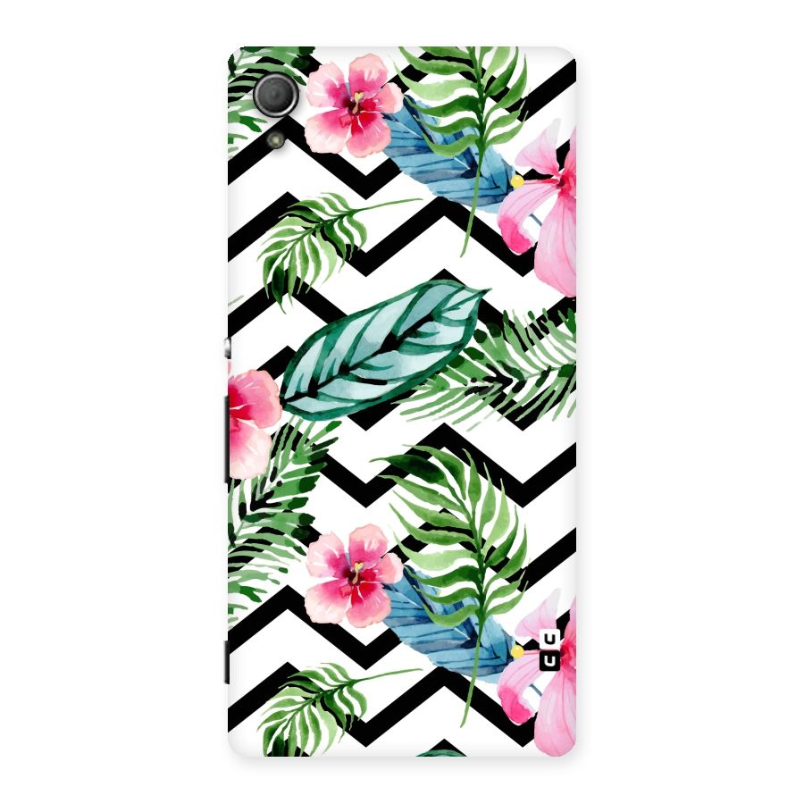Modern Flowers Back Case for Xperia Z4