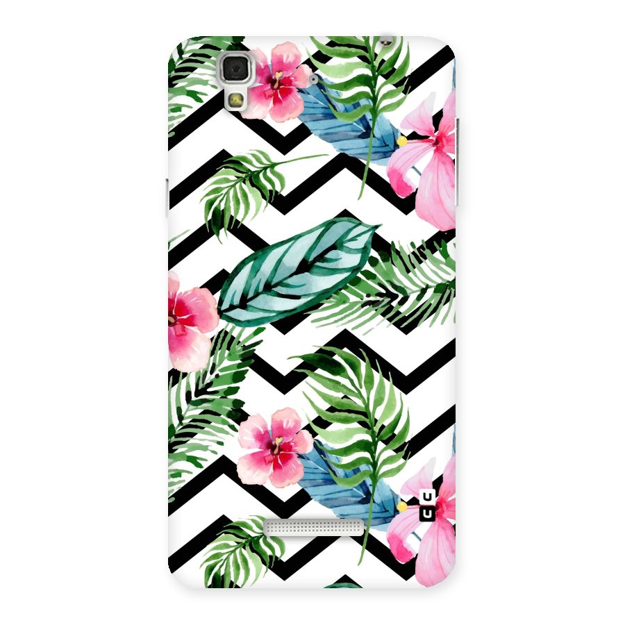 Modern Flowers Back Case for YU Yureka Plus