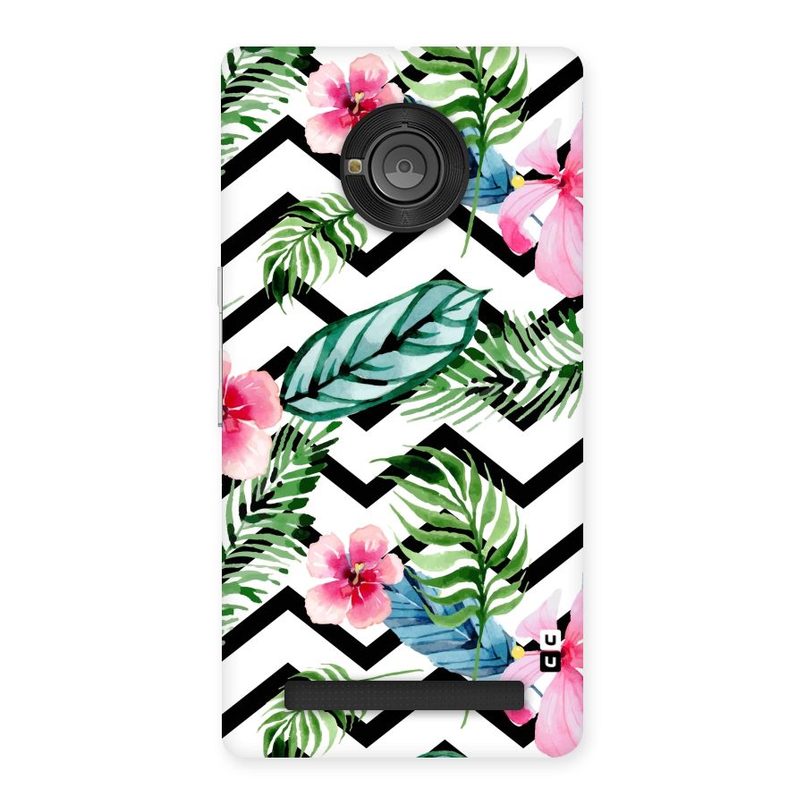 Modern Flowers Back Case for Yu Yunique
