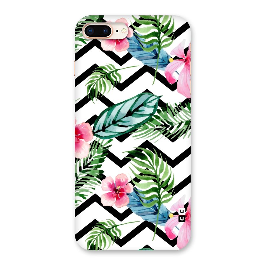 Modern Flowers Back Case for iPhone 8 Plus