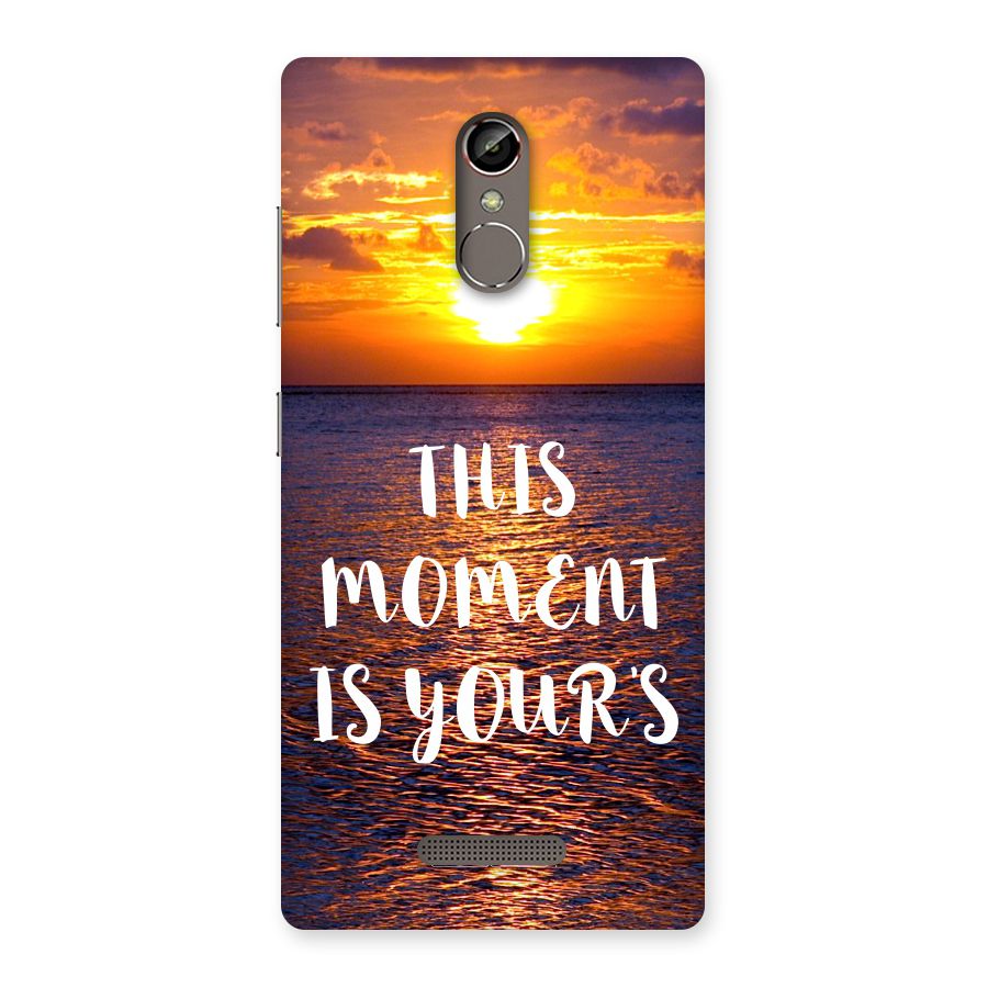 Moments Back Case for Gionee S6s