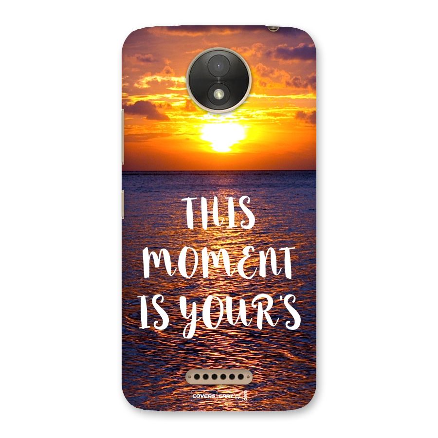 Moments Back Case for Moto C Plus