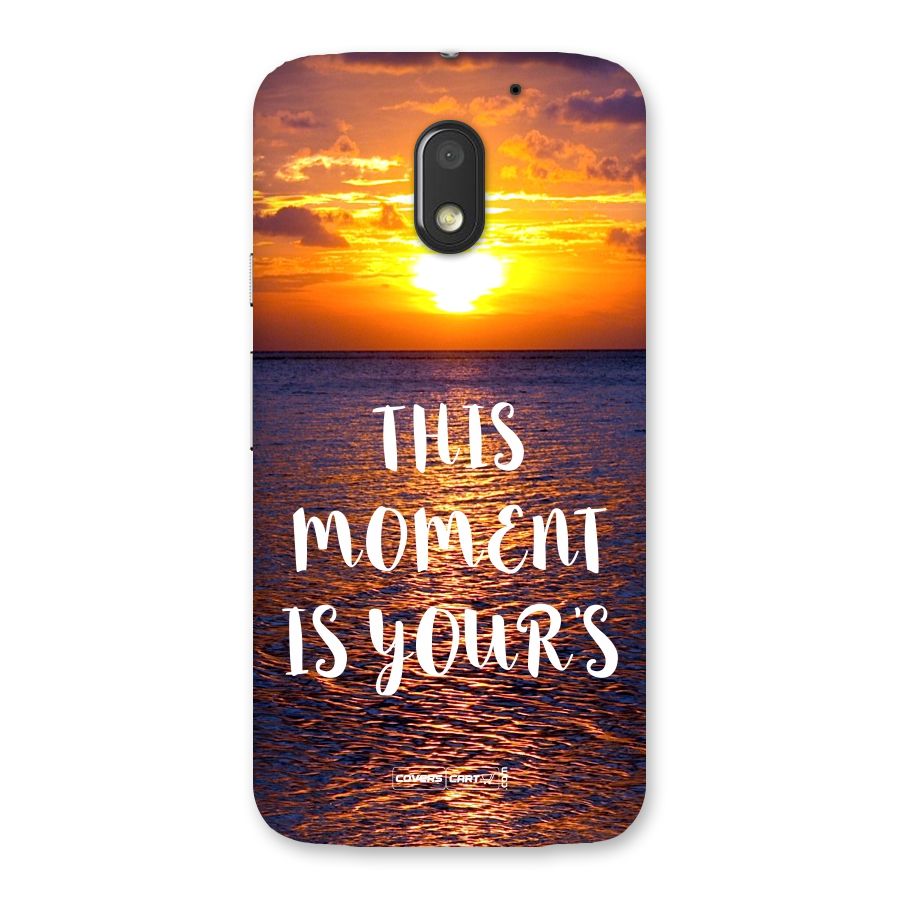 Moments Back Case for Moto E3 Power