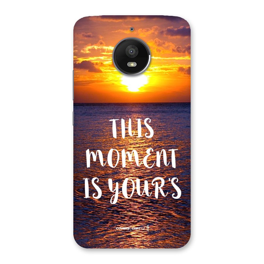 Moments Back Case for Moto E4 Plus